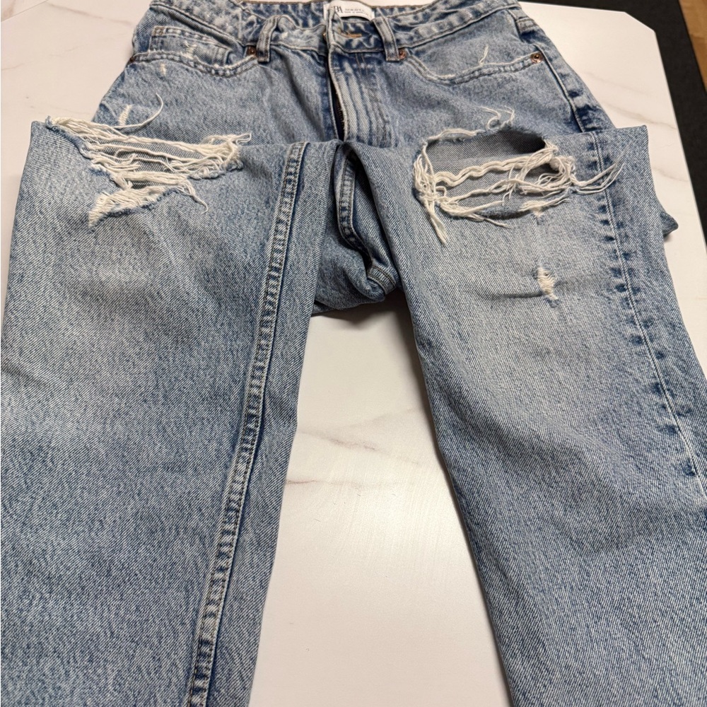 Zara Light Blue High Rise Women's Jeans